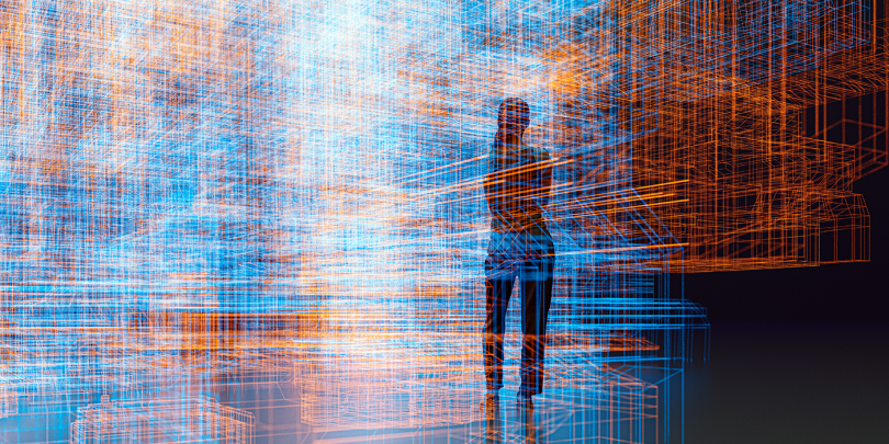 AIOps-Innovation-Person-Abstract-Structure