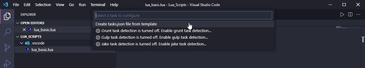 Create tasks